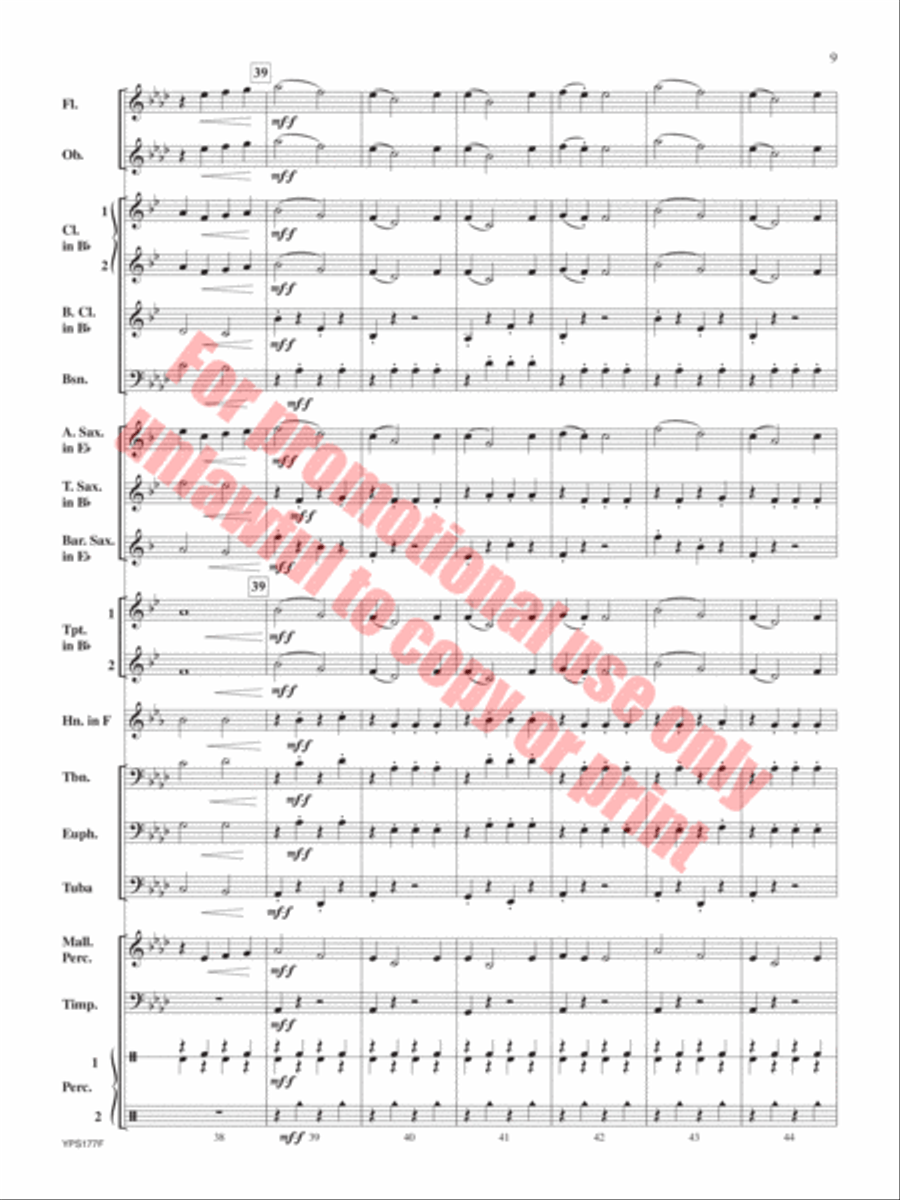 Feuerfest Concert Band scores gallery preview page 10