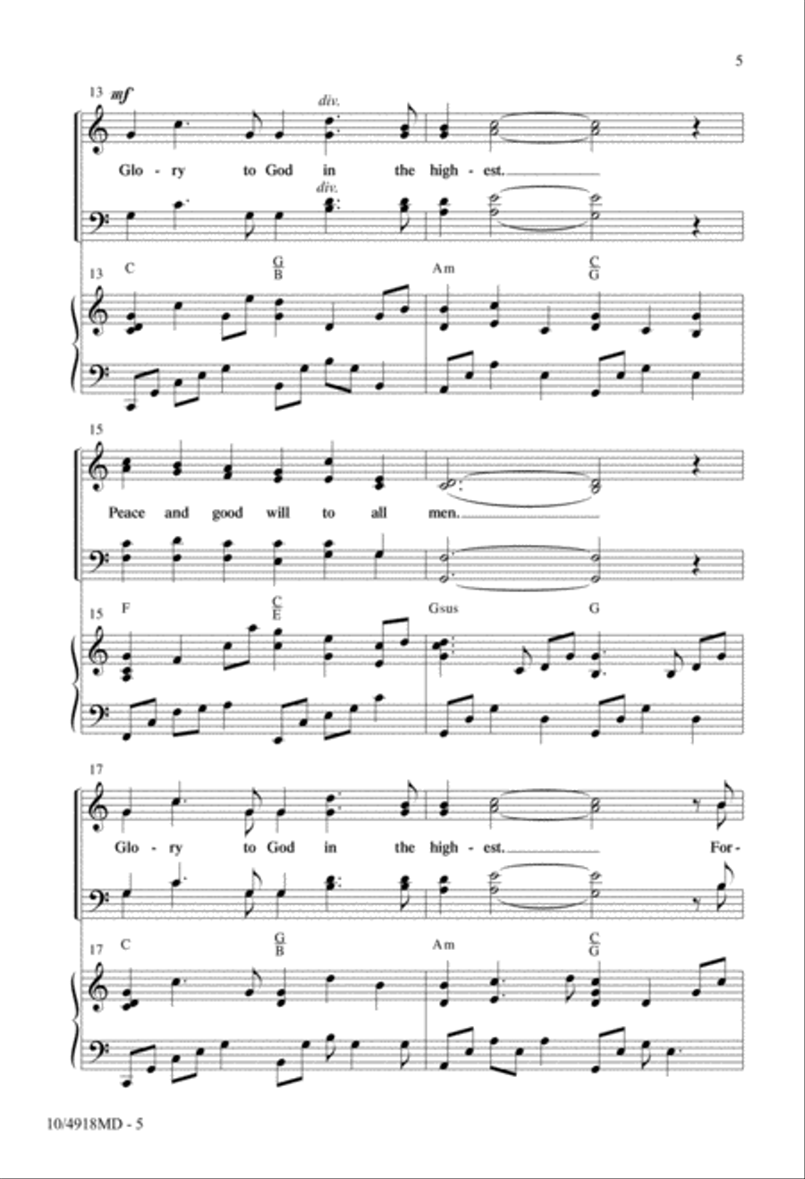 Child of the Promise 4-Part scores gallery preview page 4