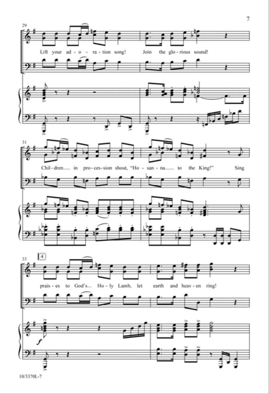God's Holy Lamb 3-Part scores gallery preview page 7