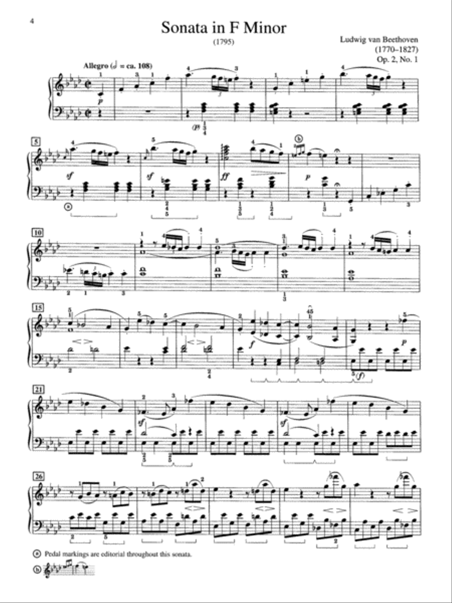 Sonata in F minor, Op. 2, No. 1 Small Ensemble scores gallery preview page 2
