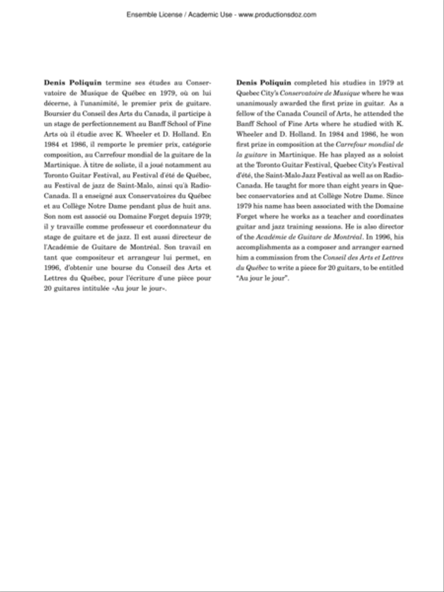 Chemin des Bains Chemin des Bains Classical Guitar scores gallery preview page 2