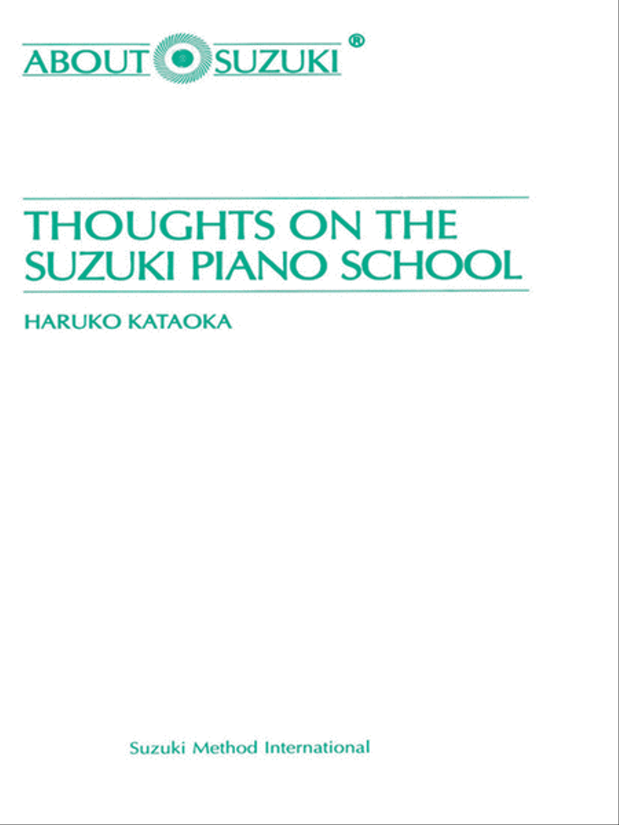 Thoughts on the Suzuki Piano School Piano Method scores gallery preview page 1
