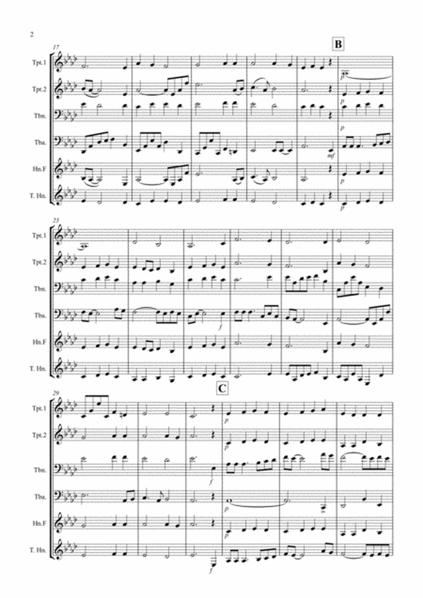 Shenandoah for Brass Quartet image number null