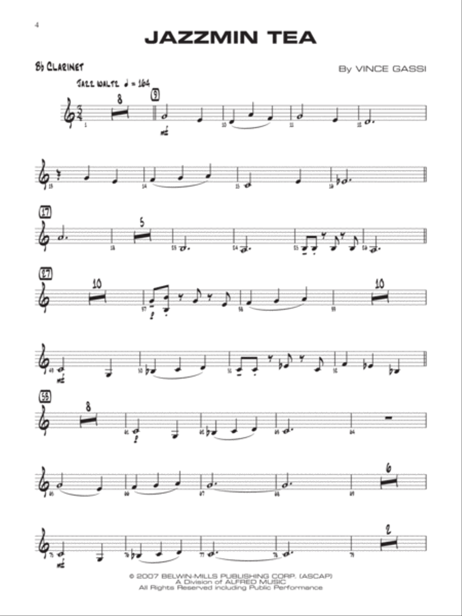 First Year Charts Collection for Jazz Ensemble Jazz Ensemble scores gallery preview page 3