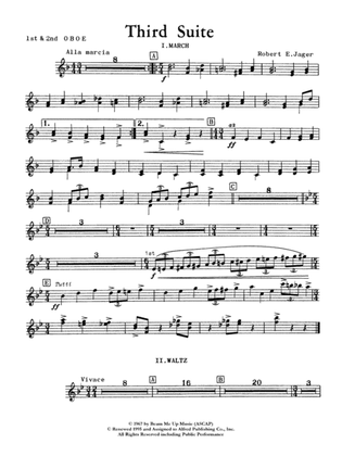 Third Suite (I. March, II. Waltz, III. Rondo): Oboe