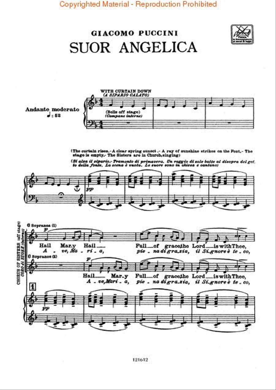 Suor Angelica Voice scores gallery preview page 2