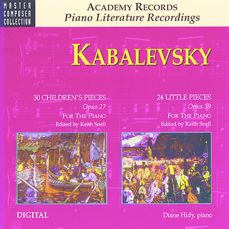 Kabalevsky 24 Little Pieces, Opus 39 (CD)