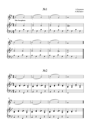 Saxophonises - very easy pieces-exercises