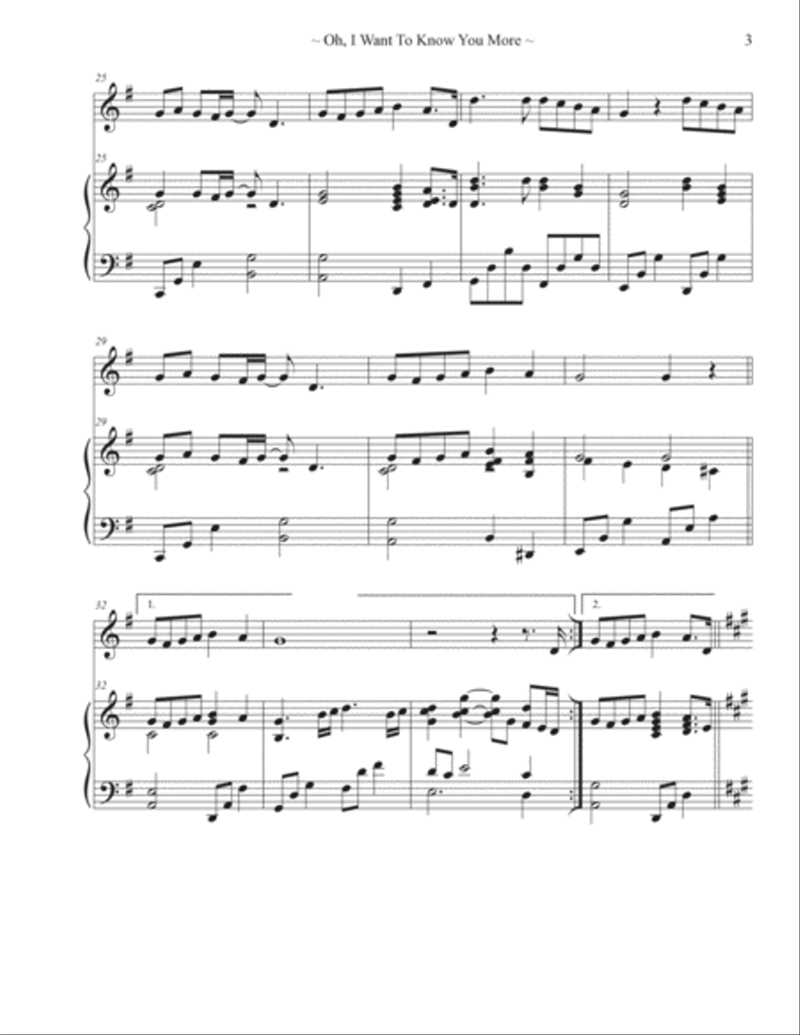 Oh, I Want To Know You More Voice scores gallery preview page 3