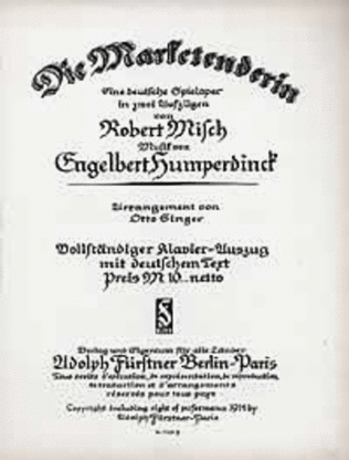 Book cover for Humperdinck E Merketenderin (ant)