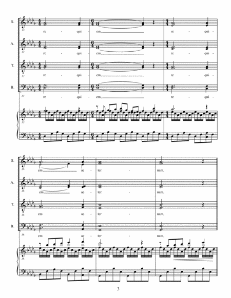 Requiem - piano/vocal score