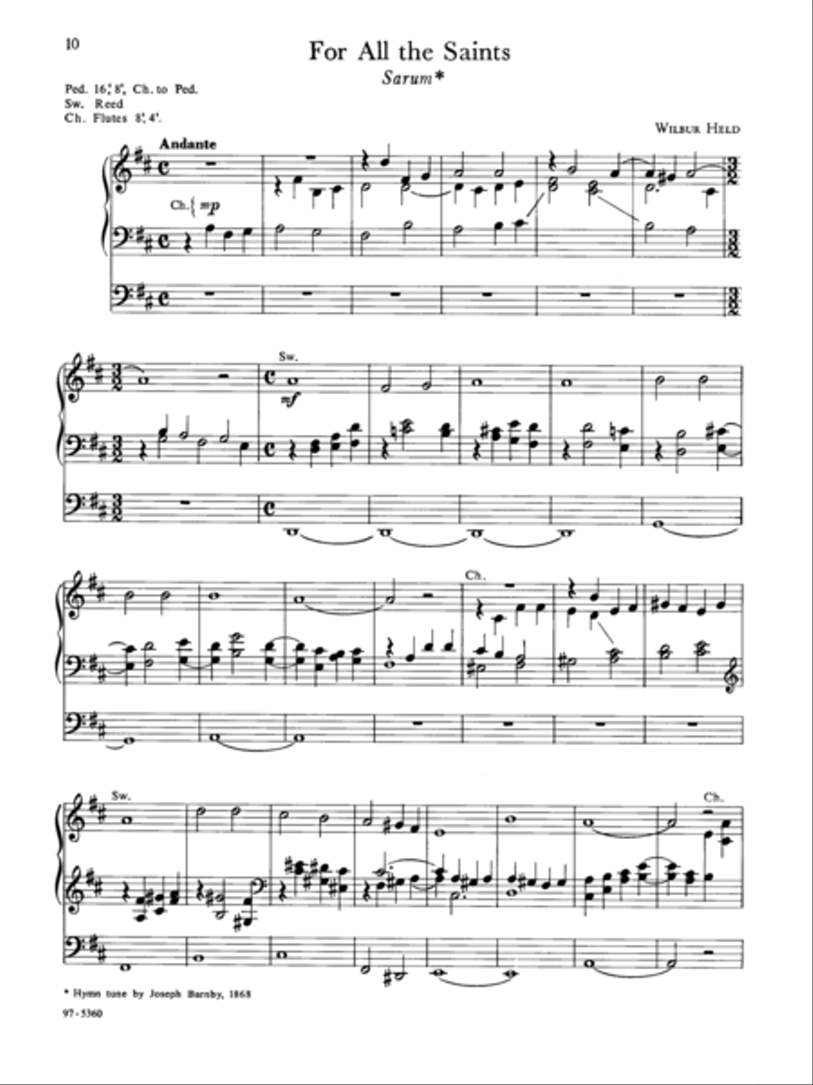 Hymn Preludes for the Autumn Festivals Organ scores gallery preview page 6