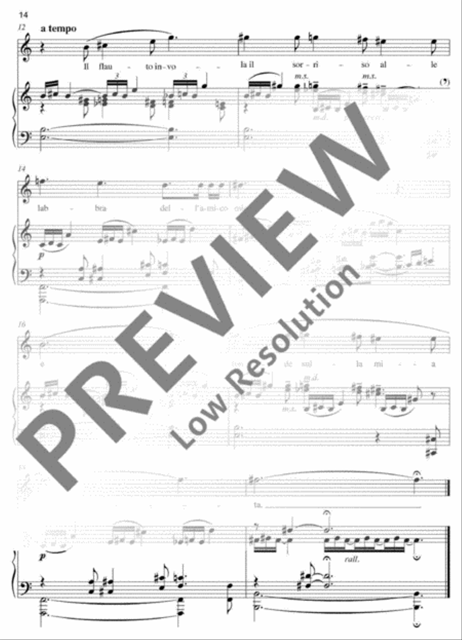Liriche Liriche Tenor Voice scores gallery preview page 15