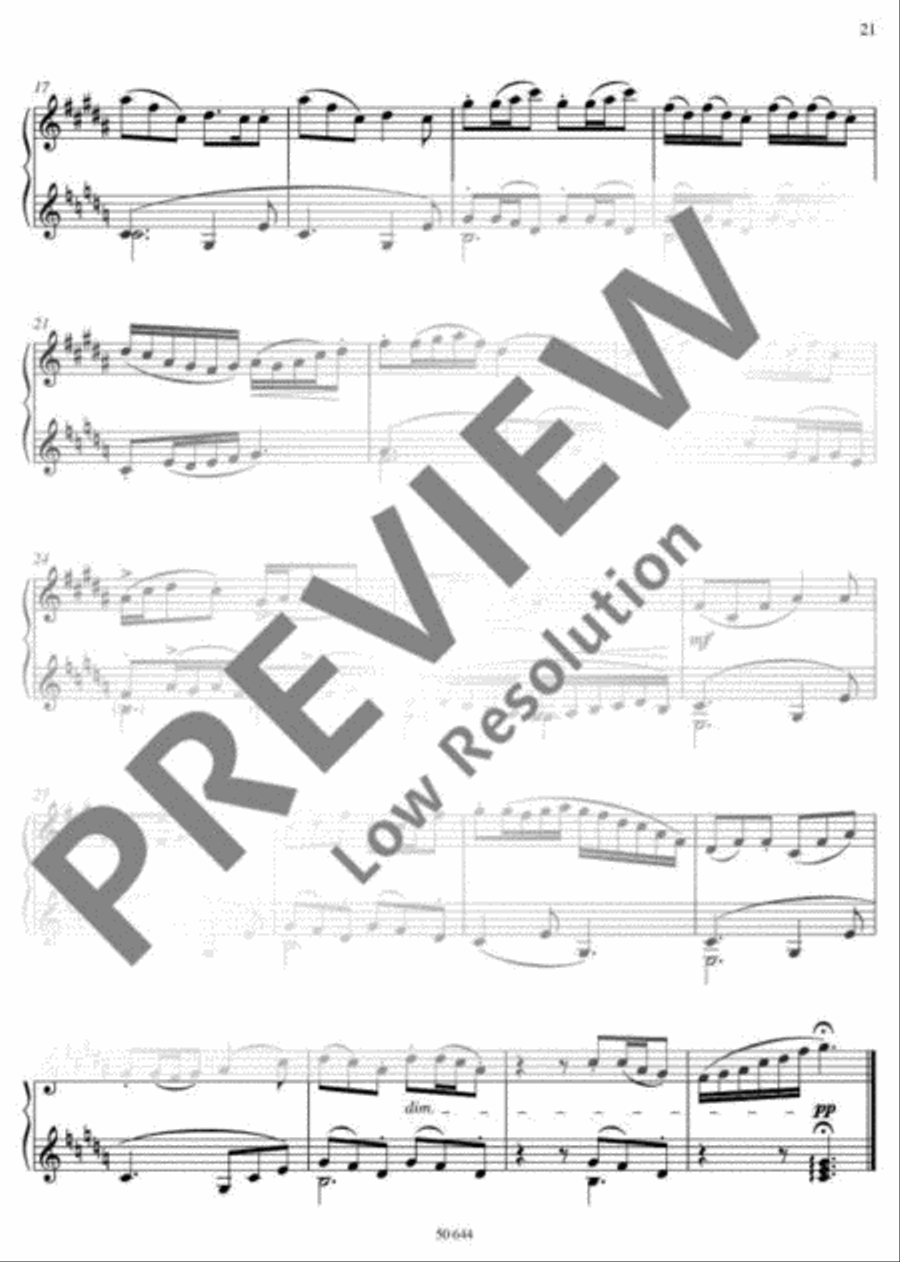 Chinderliecht (Kinderleicht / Kinderlicht) Piano Duet scores gallery preview page 21