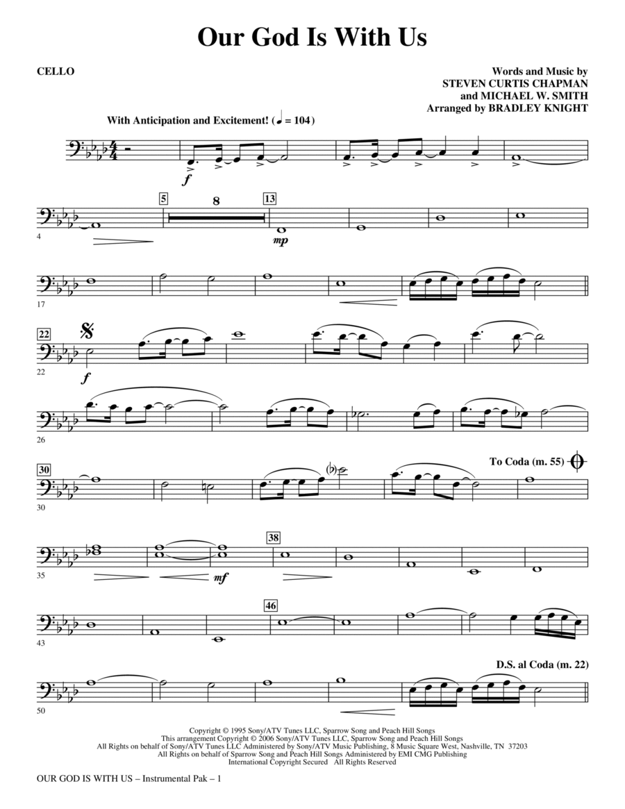 Our God Is With Us - Guitar Choir scores gallery preview page 1
