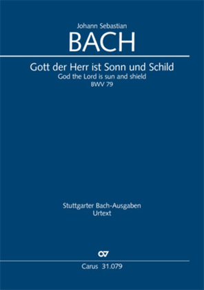 Book cover for God the Lord is sun and shield (Gott, der Herr, ist Sonn und Schild)