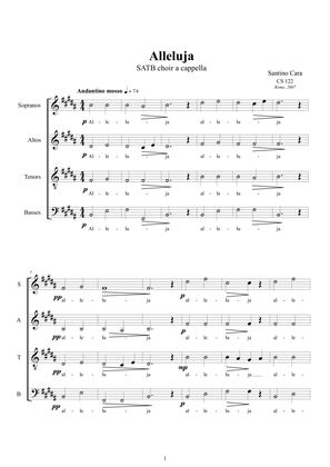 Book cover for Alleluja - Choir SATB a cappella