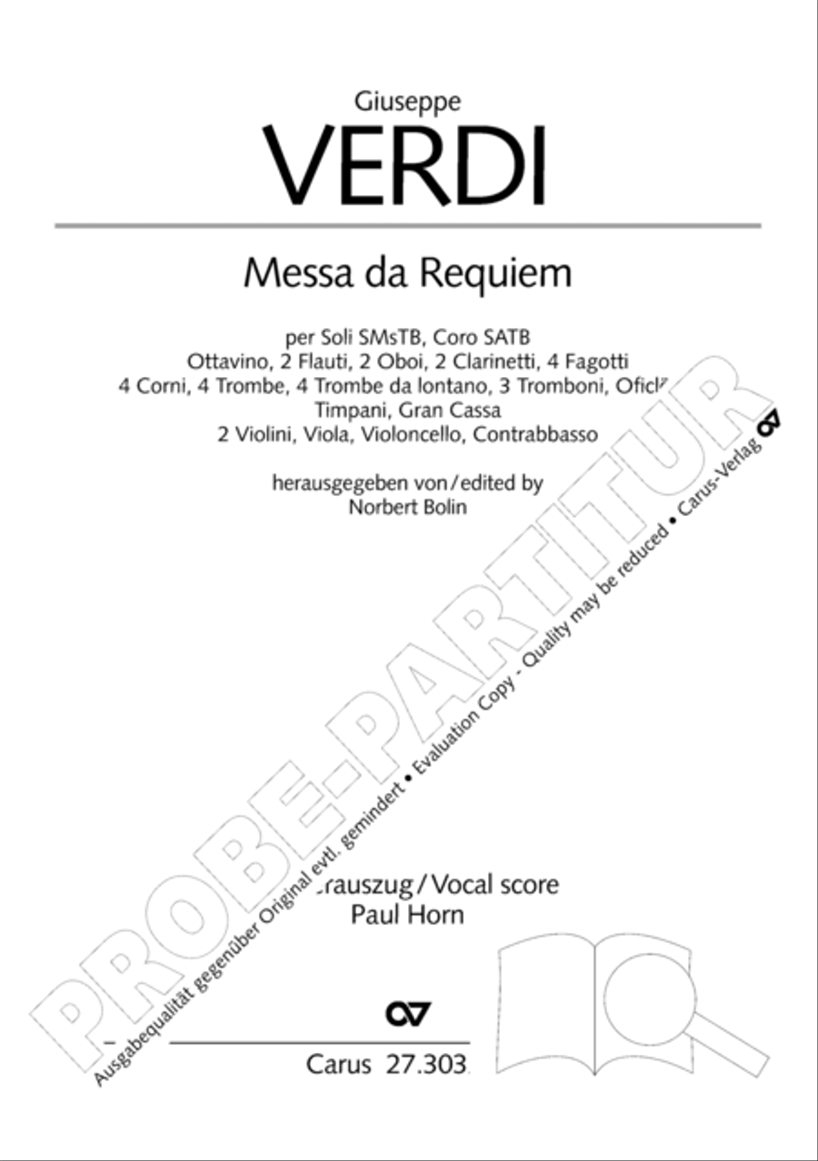 Messa da Requiem 4-Part scores gallery preview page 2