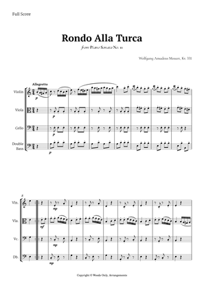 Rondo Alla Turca by Mozart for String Ensemble