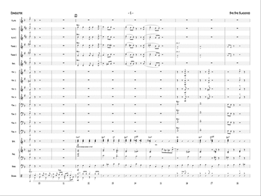 Bye Bye Blackbird: Score Jazz Ensemble scores gallery preview page 4