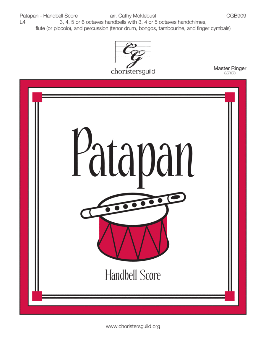 Patapan - Handbell Score Handbell Choir scores gallery preview page 1
