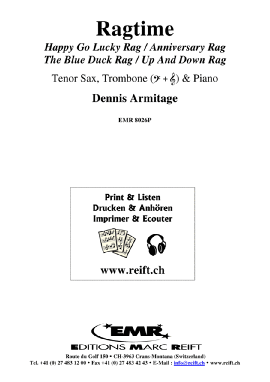 Ragtime Ragtime Tenor Saxophone scores gallery preview page 2