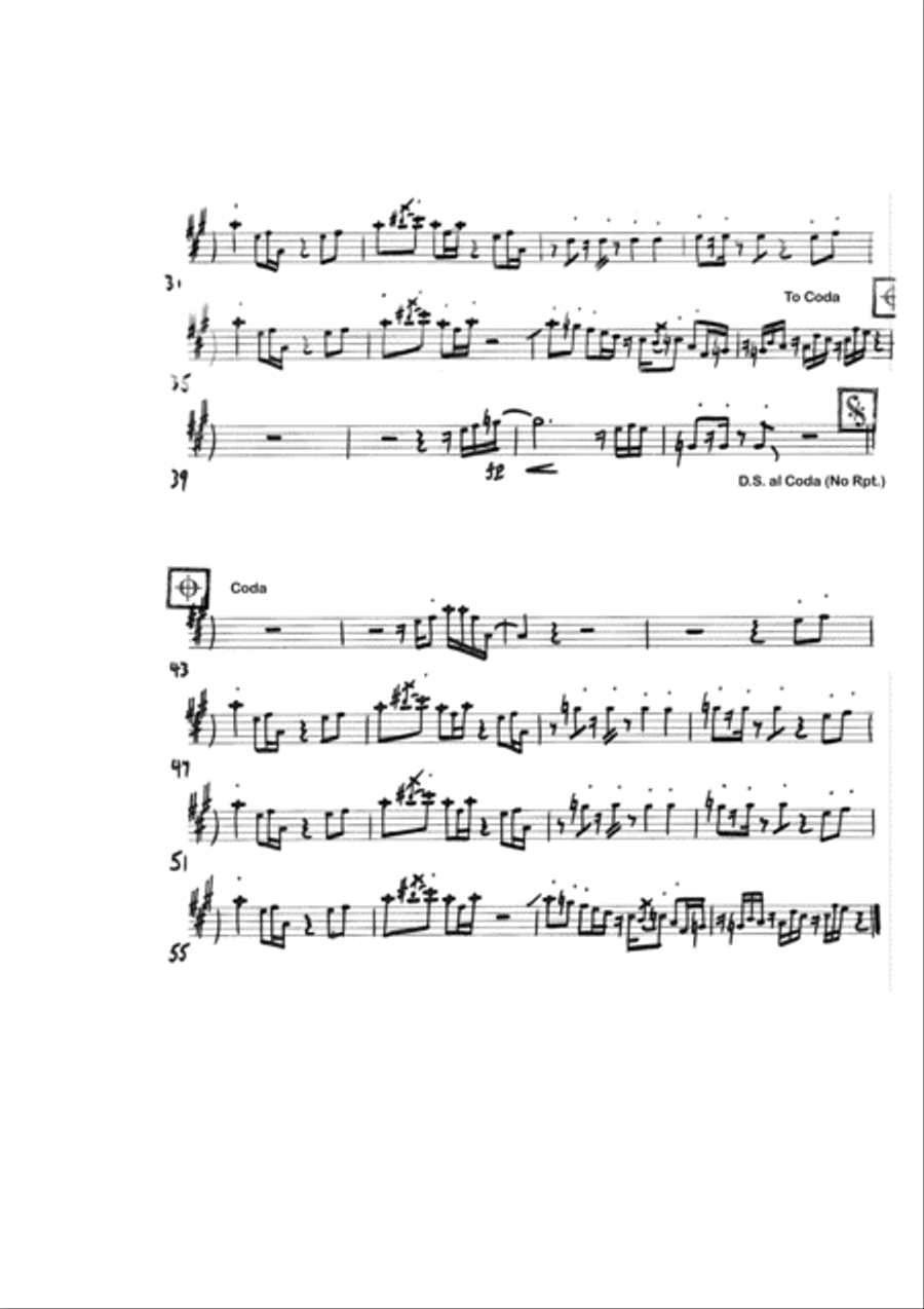 Do Like You Do Like You Tenor Saxophone scores gallery preview page 6