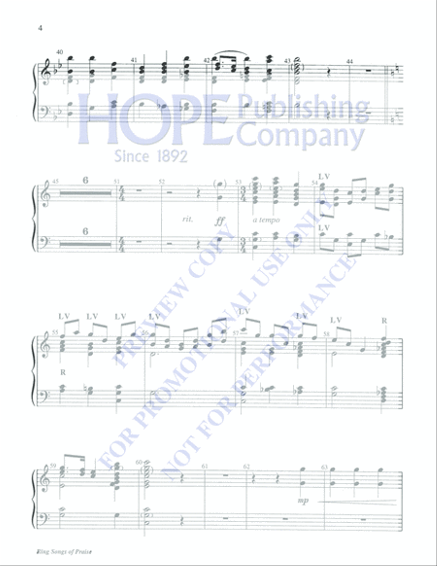 Ring Songs of Praise Ring Songs of Praise 3-Octaves scores gallery preview page 4