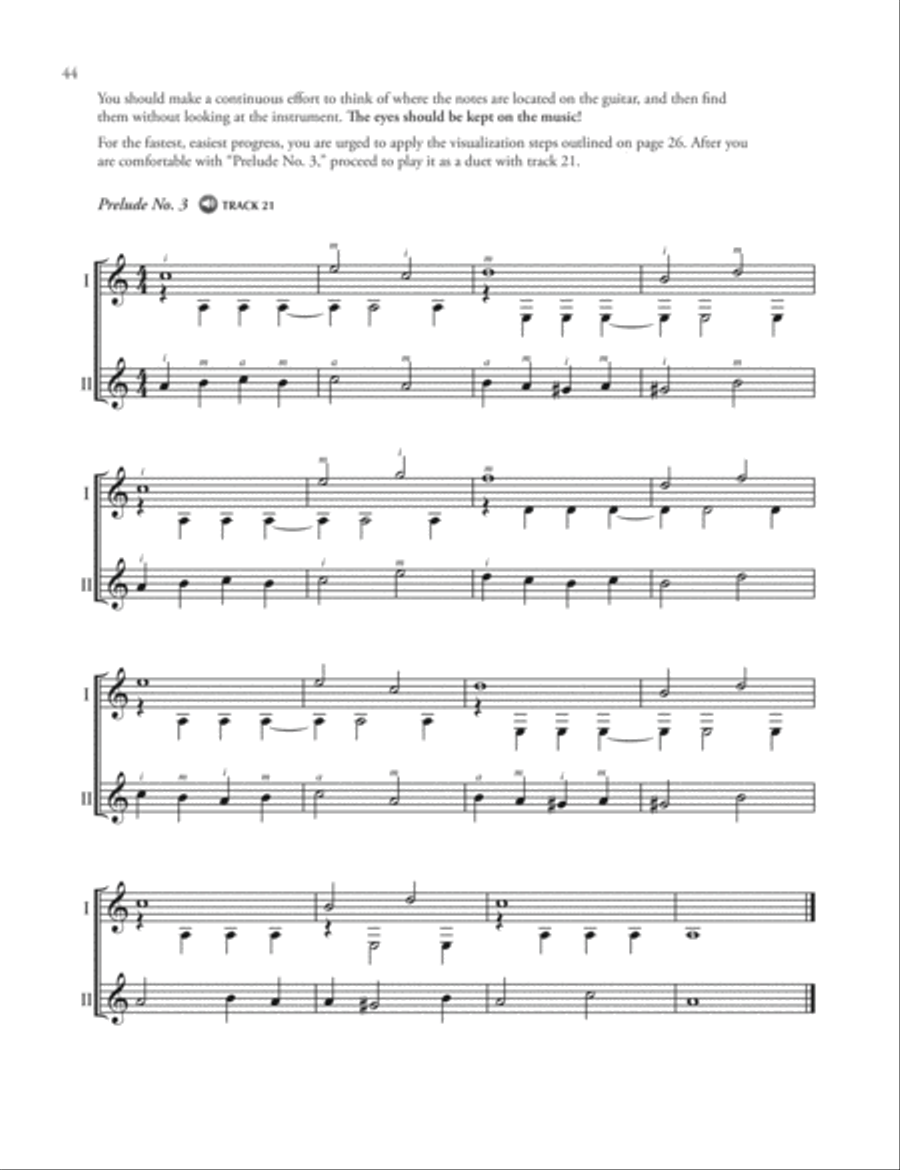 Classic Guitar Technique, Volume 1 Classical Guitar scores gallery preview page 4