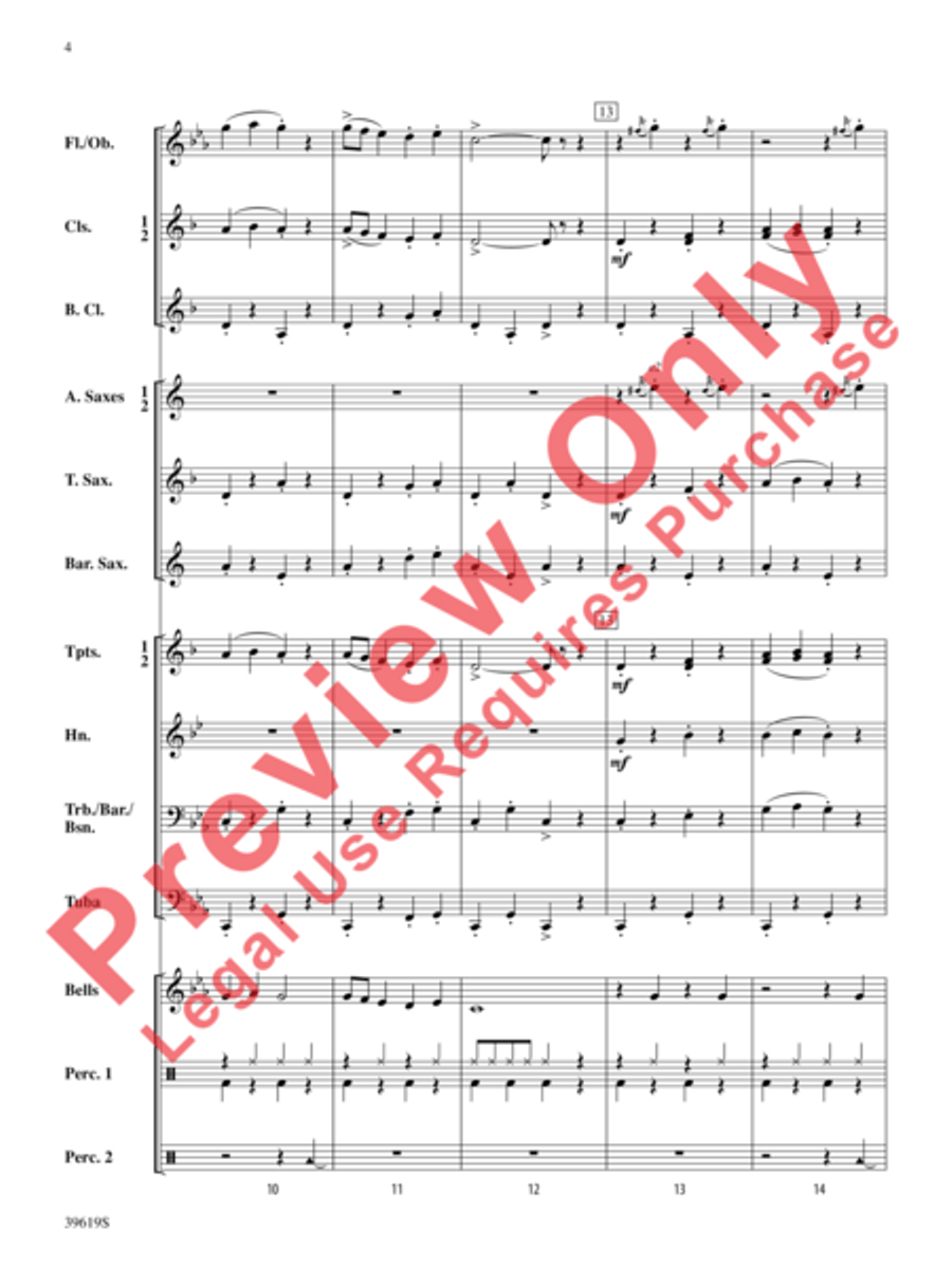 The Noise in the Basement Concert Band scores gallery preview page 5