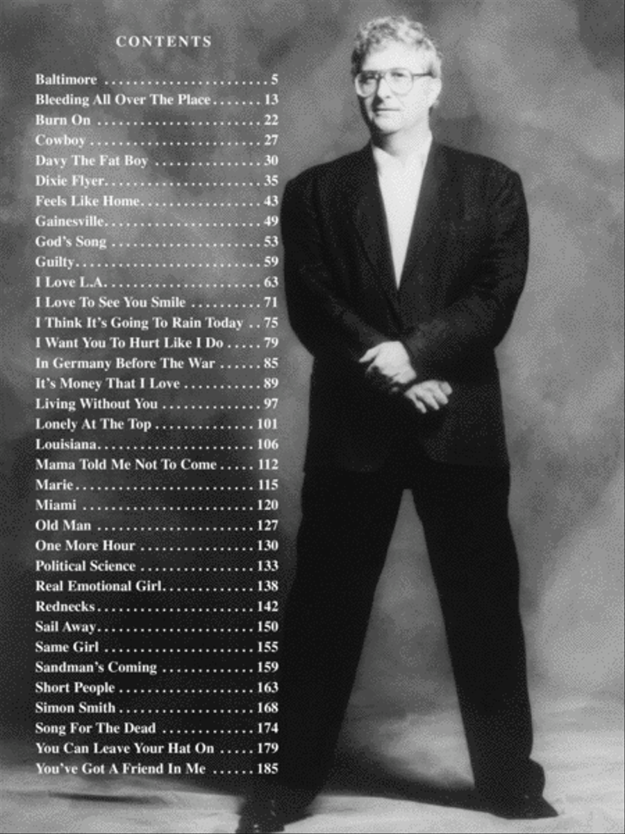 Randy Newman Anthology Piano, Vocal, Guitar scores gallery preview page 5
