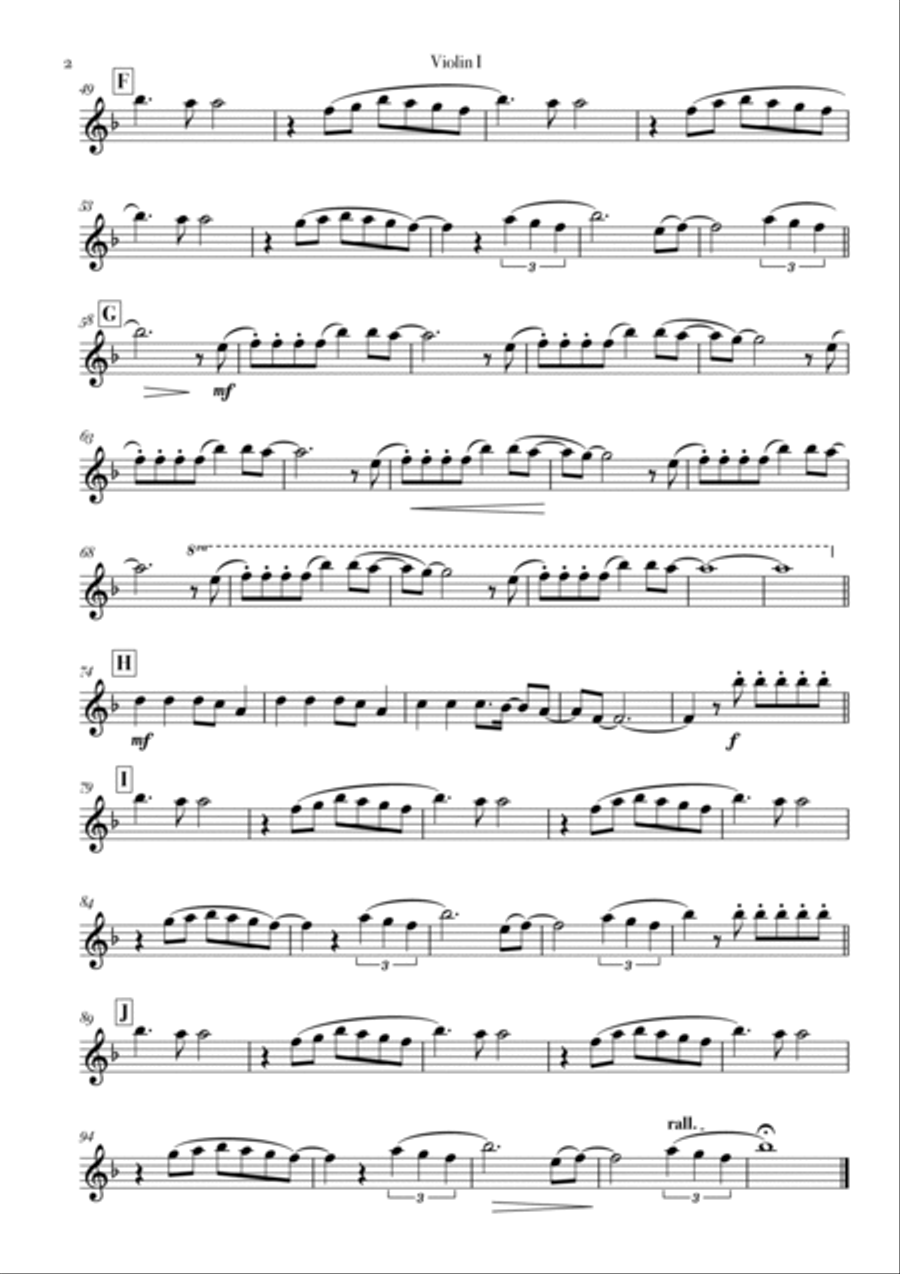 Wrecking Ball String Quartet scores gallery preview page 2