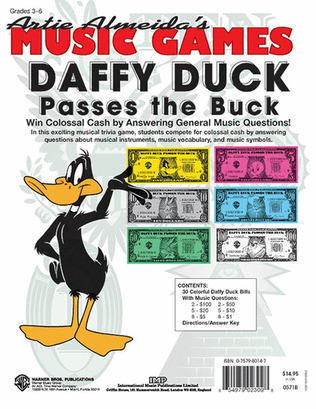 Book cover for Daffy Duck Passes the Buck (Win Colossal Cash by Answering General Music Questions!)