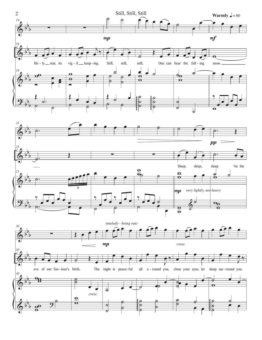 Still, Still, Still Voice scores gallery preview page 4