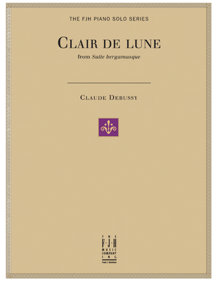 Book cover for Clair de lune from Suite bergamasque
