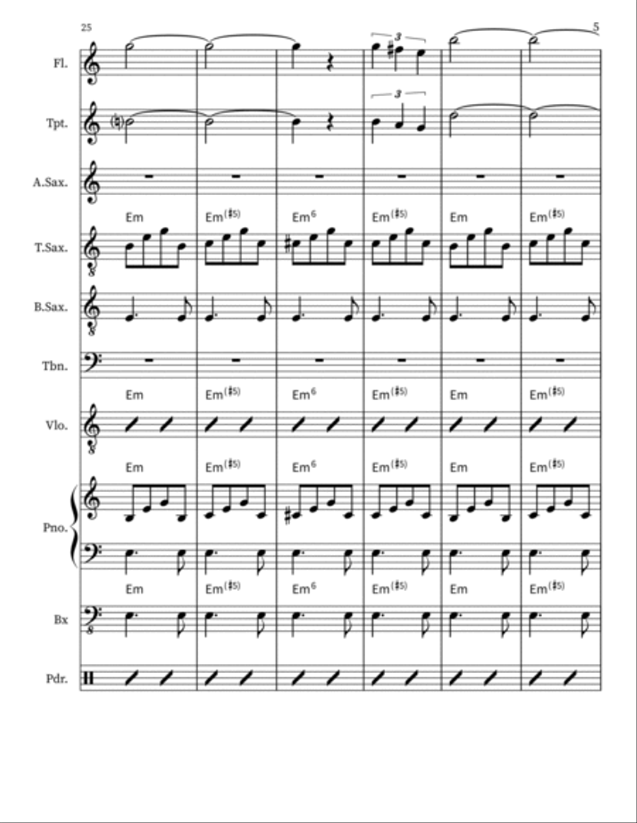Carinhoso Small Ensemble scores gallery preview page 5