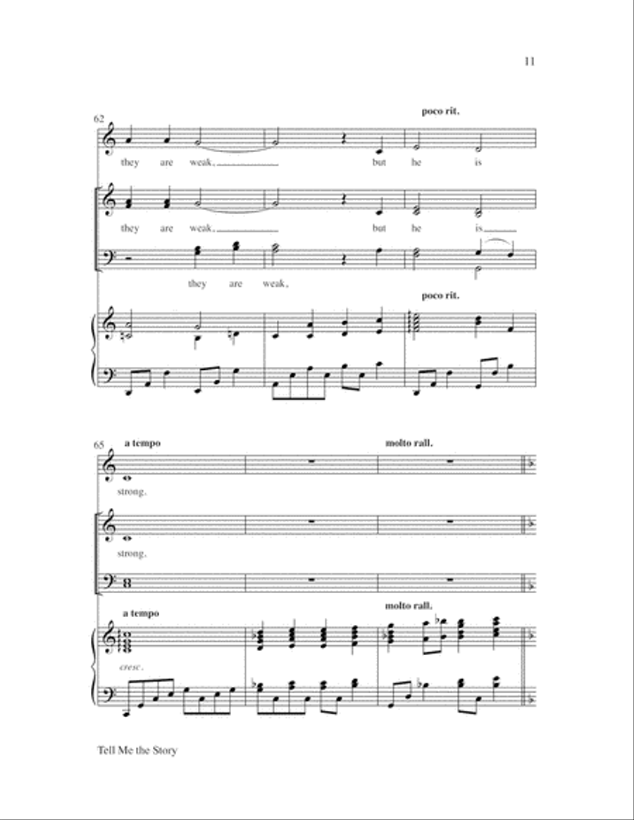 Tell Me the Story Tell Me the Story 4-Part scores gallery preview page 11
