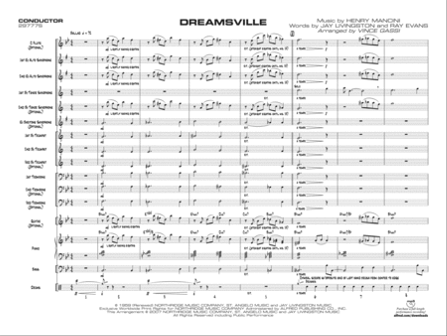 Dreamsville Dreamsville Jazz Ensemble scores gallery preview page 4