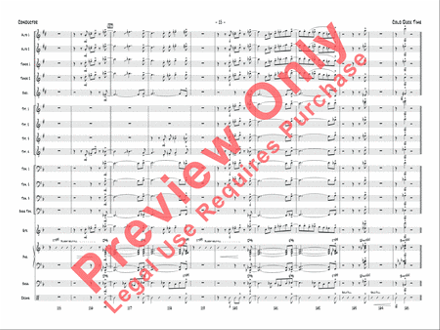 Cold Duck Time Jazz Ensemble scores gallery preview page 16