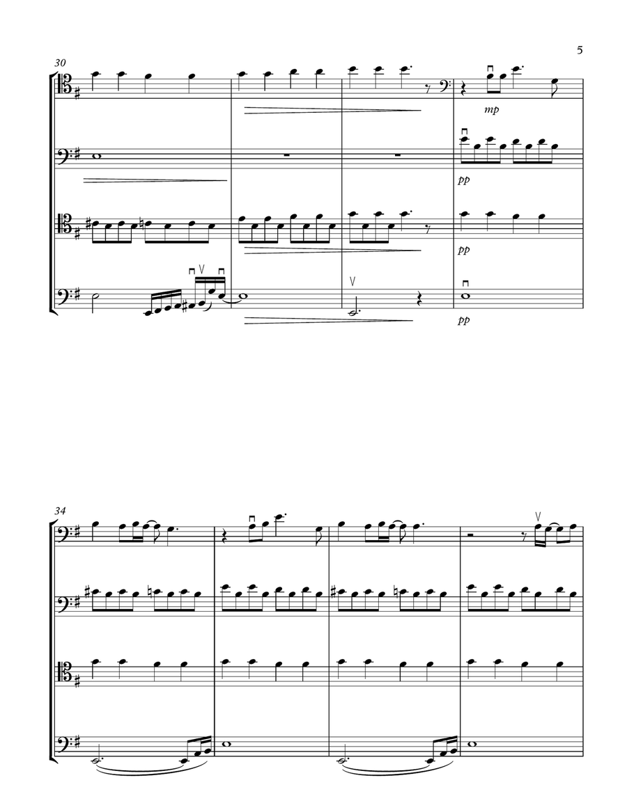 Dream On Cello scores gallery preview page 5