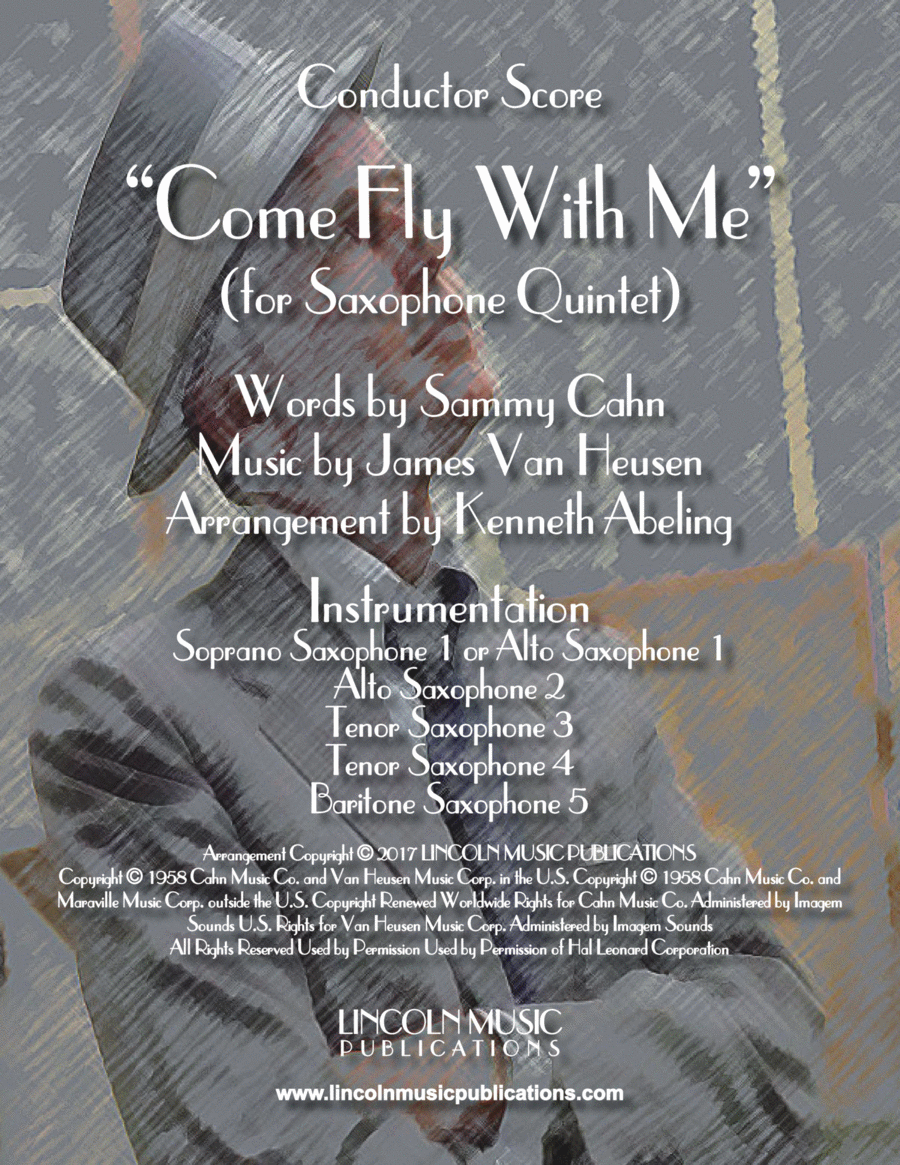 Come Fly With Me Come Fly With Me Saxophone Quintet scores gallery preview page 1