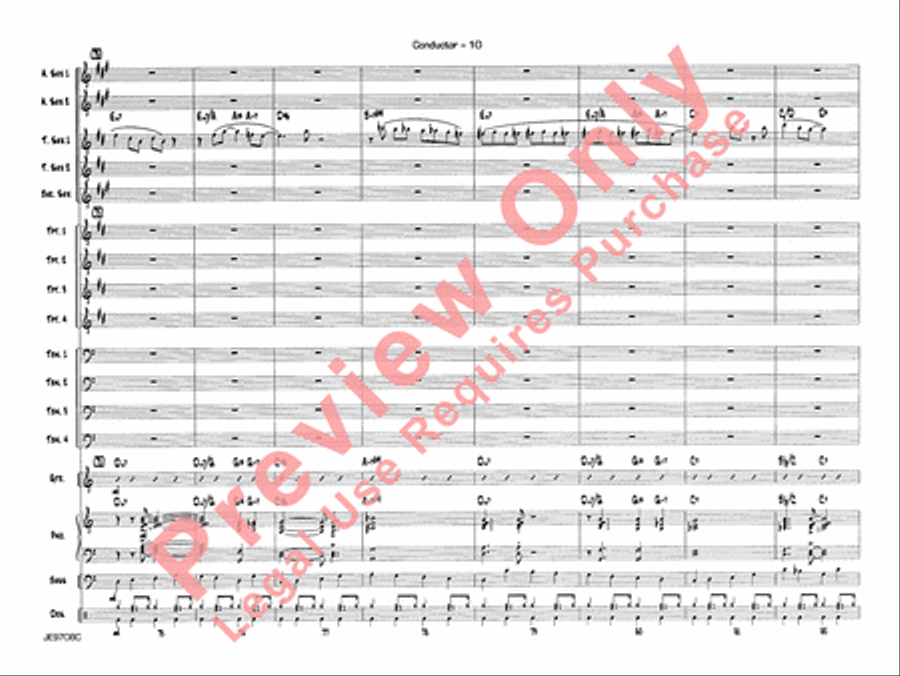 Cute Cute Jazz Ensemble scores gallery preview page 12