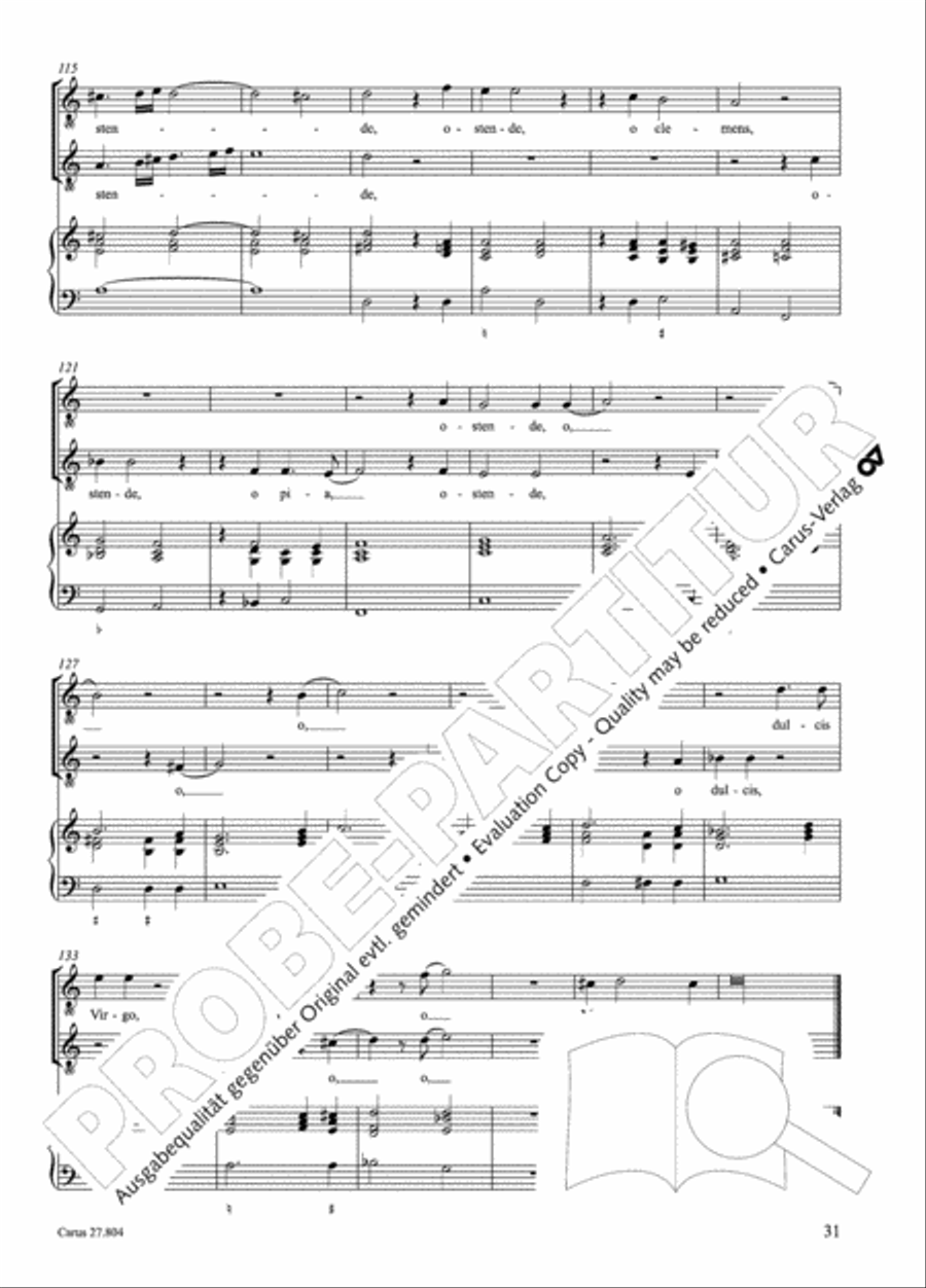 Hinni, Salve Regina, Motetti Score scores gallery preview page 56