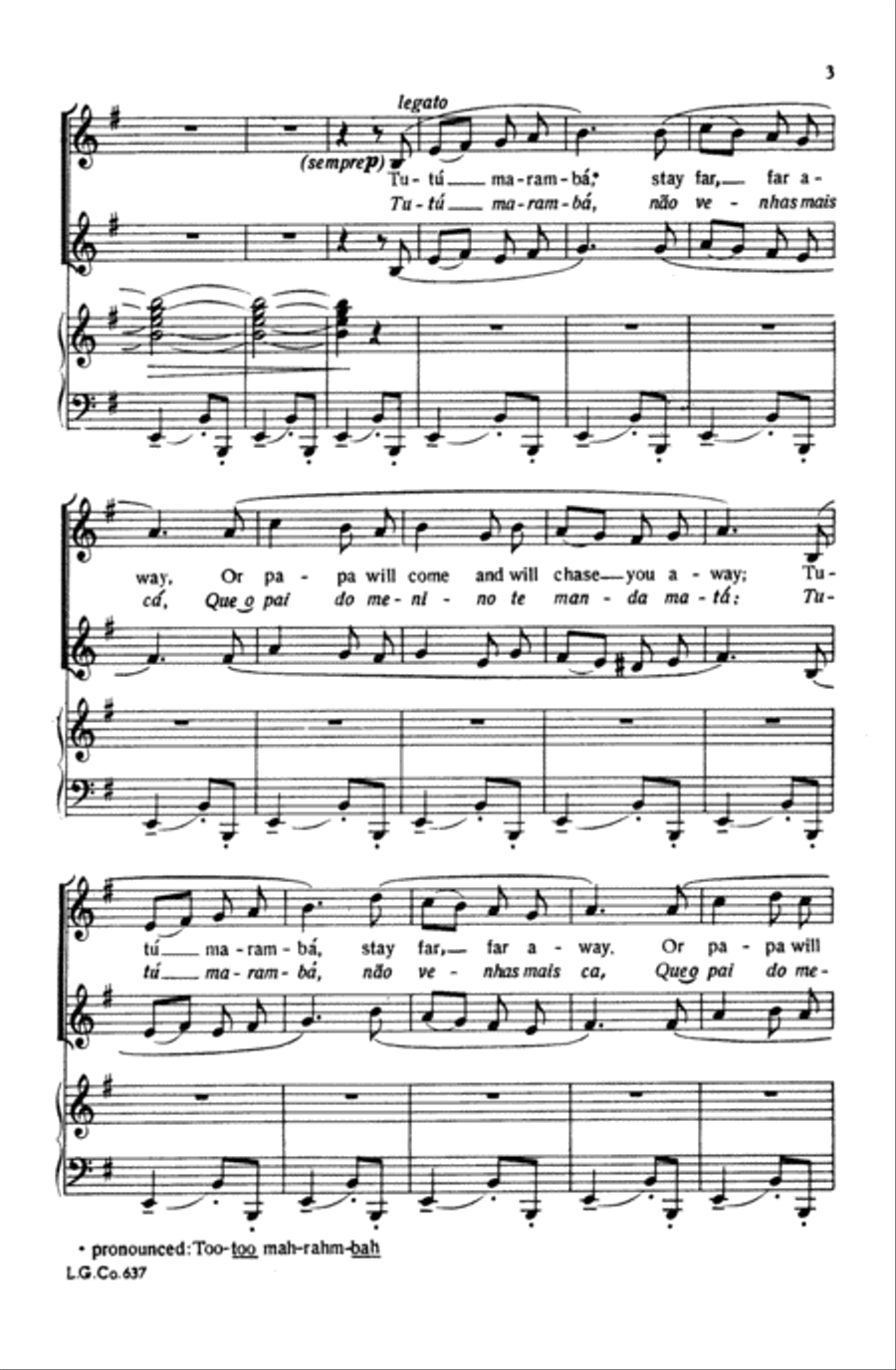 Tutu Maramba Tutu Maramba Women's Choir scores gallery preview page 10