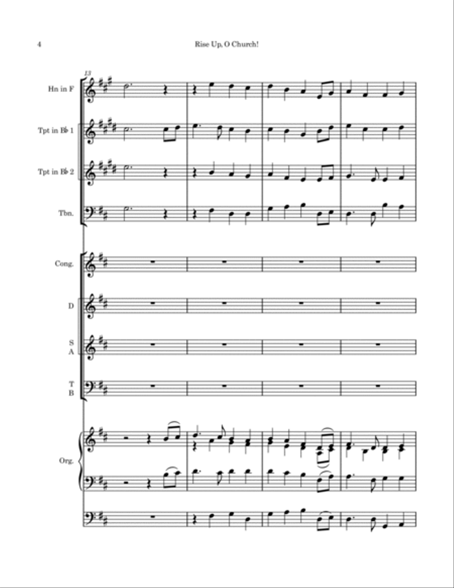 Rise Up, O Church! Sacred scores gallery preview page 5
