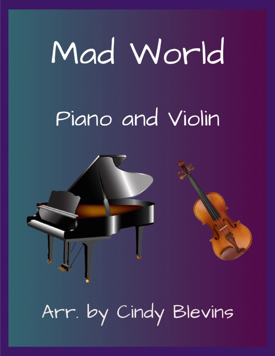 Mad World Mad World Violin Solo scores gallery preview page 1