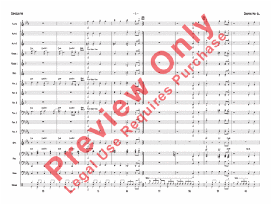 Doctor No-ël Jazz Ensemble scores gallery preview page 8