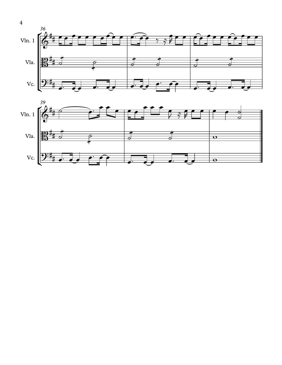 Young And Beautiful String Trio scores gallery preview page 5