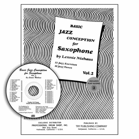 Basic Jazz Conception For Saxophone, Volume 2 with CD