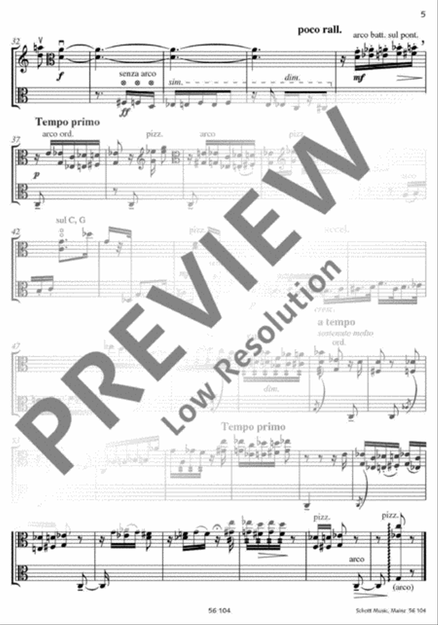 Tempo di valse Viola Solo scores gallery preview page 6